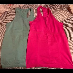 2 Zyia Active Copper Charged Tanks, Size M
